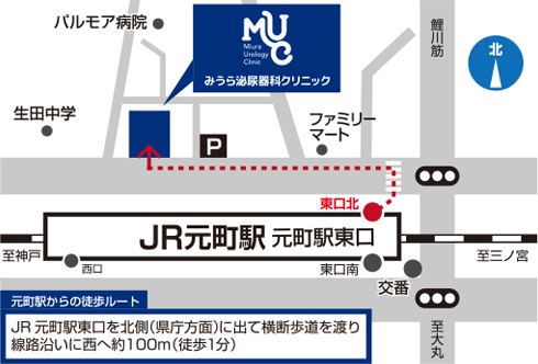 アクセス みうら泌尿器科クリニック